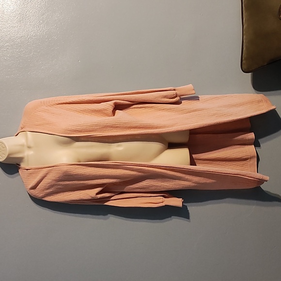 Wild fable pink light weight long cardigan sweater duster size medium - Picture 9 of 17